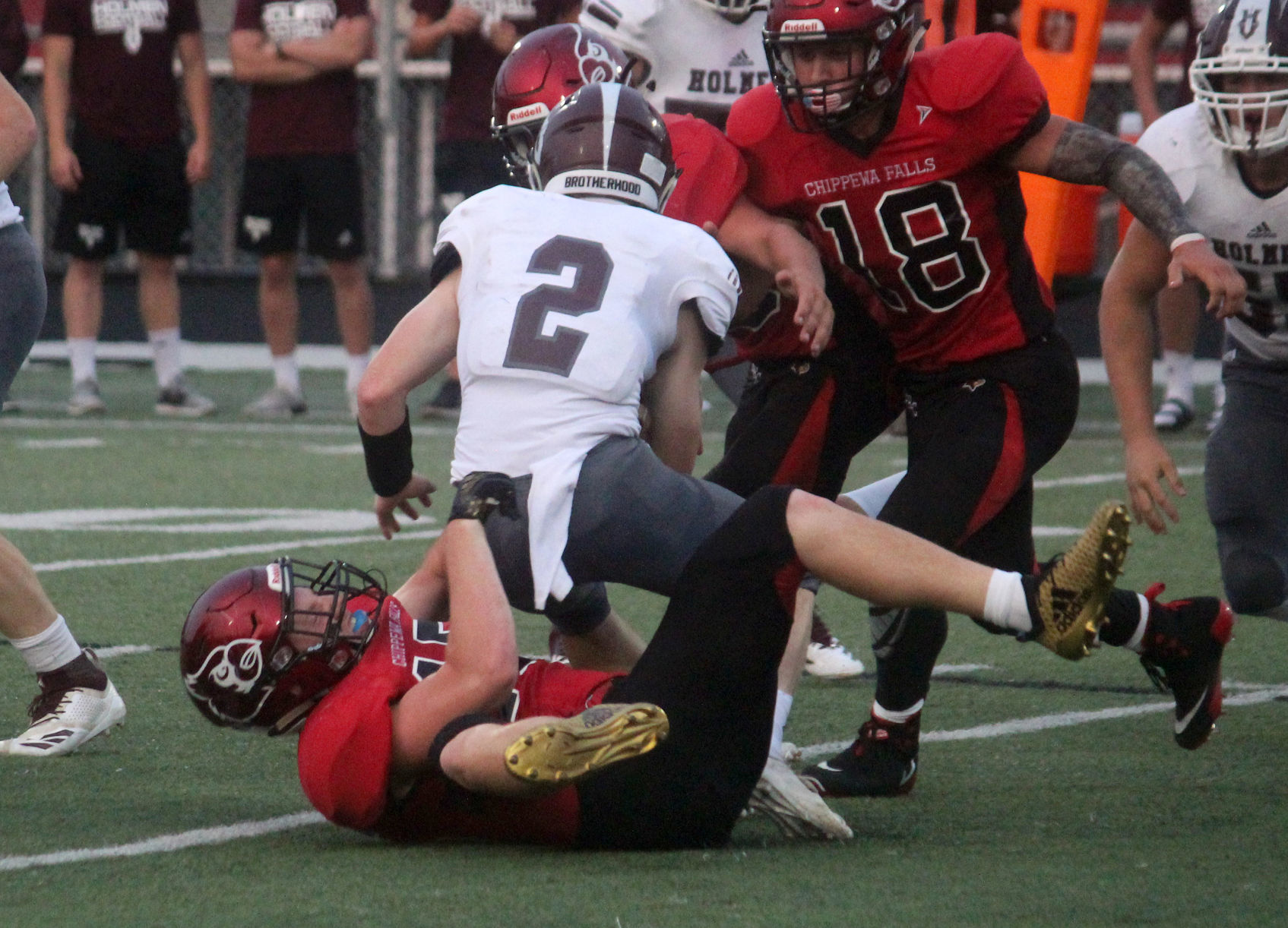Holmen at Chi-Hi football 8-17-18